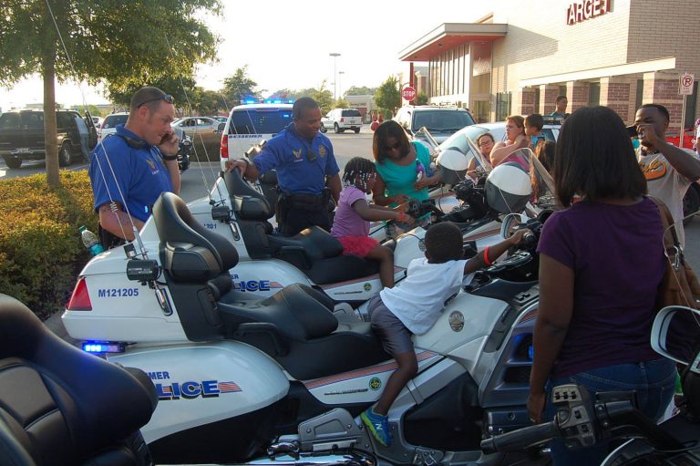 National Night Out activites give the police department and the community an opportunity to bond. Neighbors are also encouraged to get to know one another at NNO events.