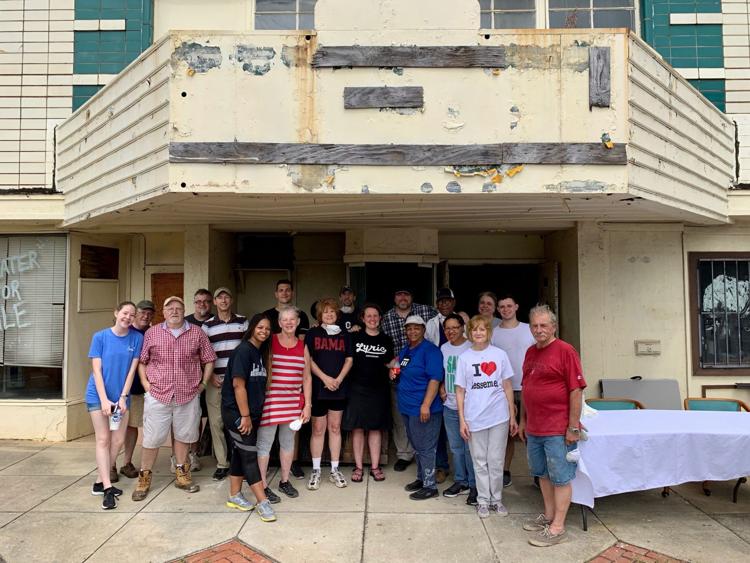 Volunteers with the Bessemer Historic Society lend a helping hand.