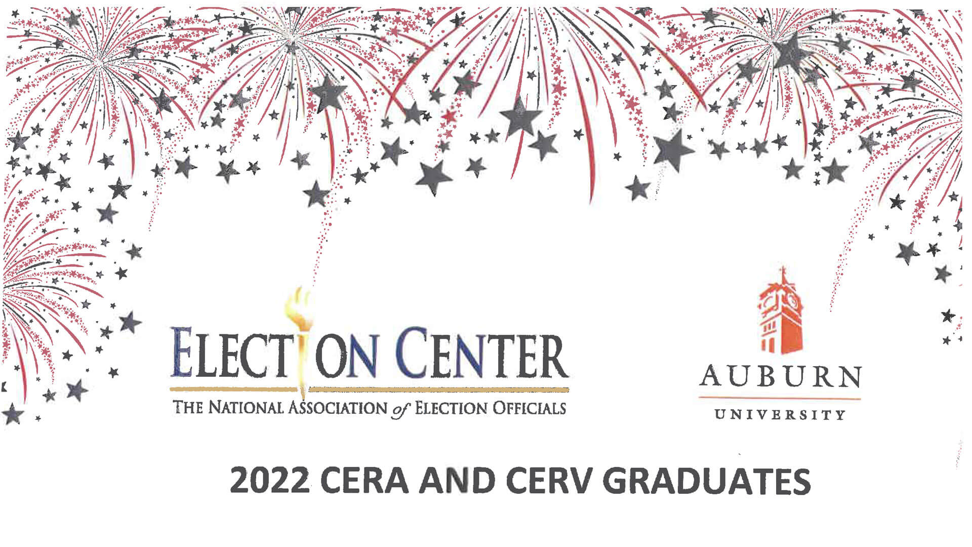 Certification from Election Center at Auburn University