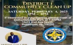 District 1 Community Cleanup